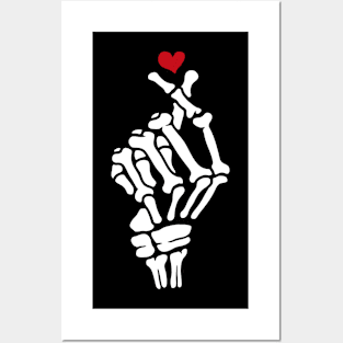 Skeleton Heart Hand by Tobe Fonseca Posters and Art